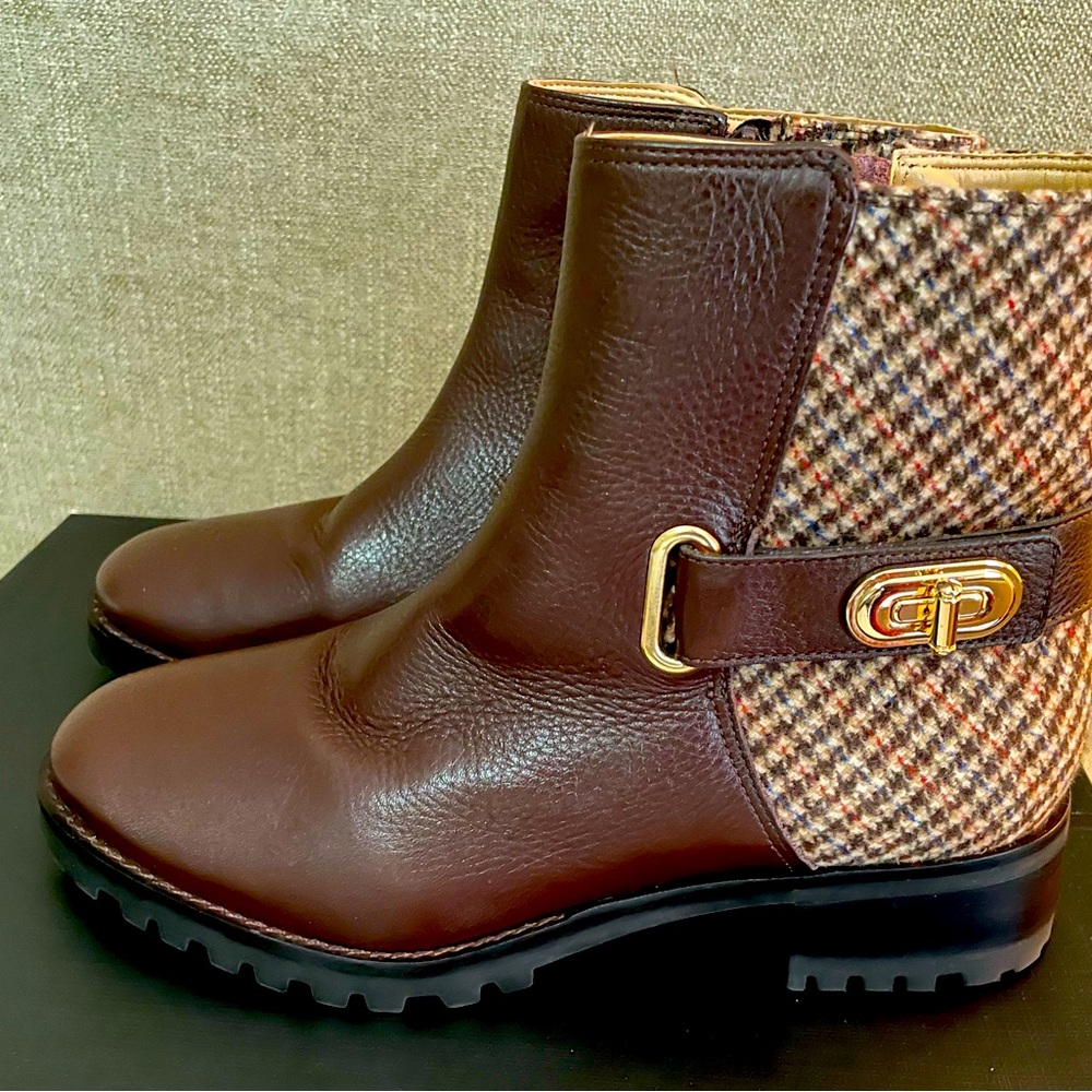 Brown Boots - New Tish Turlock Talbot’s booties. Never worn. A bit small for me.